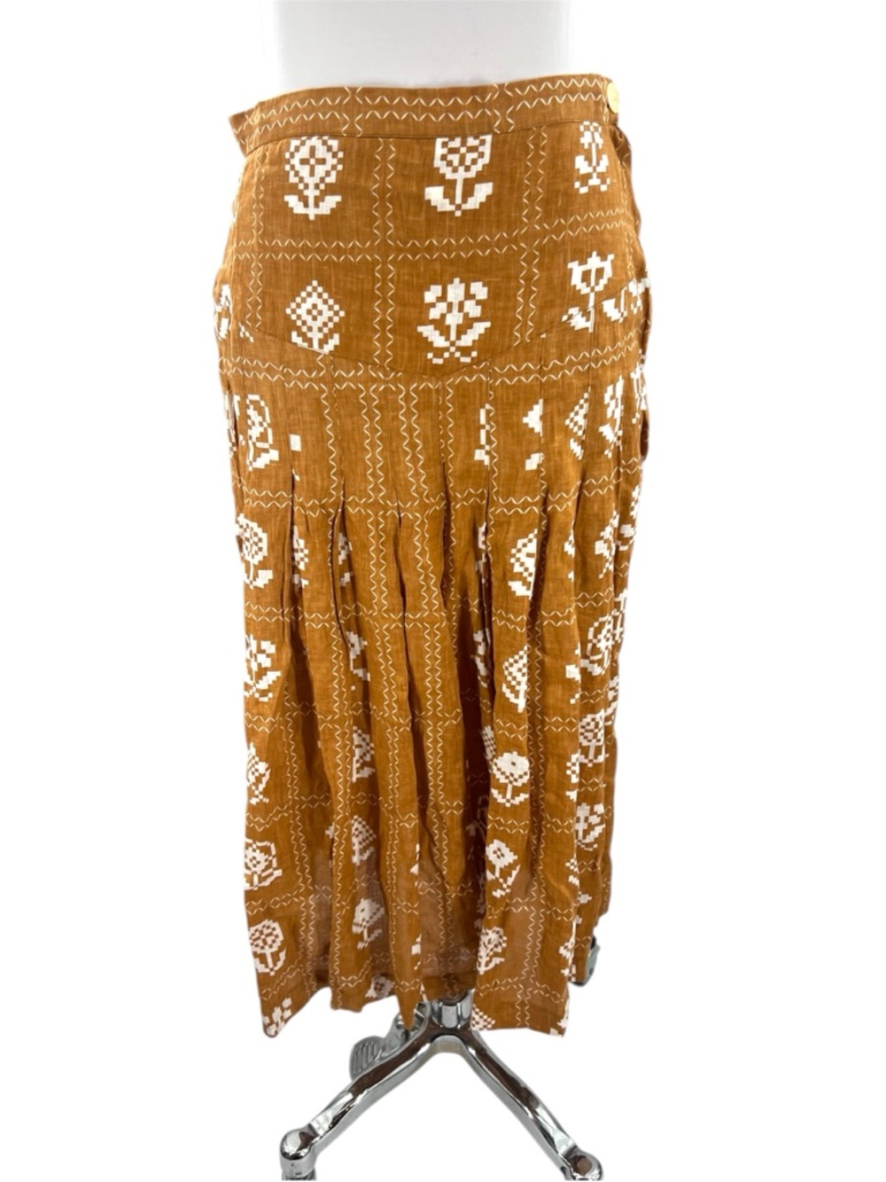 Innika Choo linen maxi skirt Sz 2